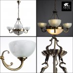 Люстра Arte Lamp A3777LM-3-2AB Windsor white