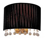 Светильник настенный Arte Lamp A3810AP-1GO черный Courtney