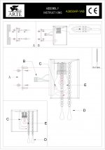 Светильник бра Arte lamp A3850AP-1AB Redpool 