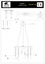 Люстра Arte lamp A3850SP-3AB Redpool 