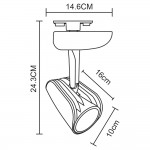 Светильник потолочный Arte lamp A3930PL-1BK LYNX