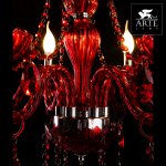 Люстра красная Arte lamp A3964LM-6RD Teatro