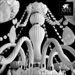 Люстра белая Arte lamp A3964LM-8WH Teatro
