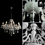 Люстра белая Arte lamp A3964LM-8WH Teatro