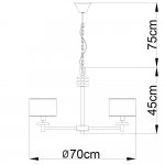 Люстра Arte lamp A3990LM-6CC Furore