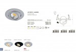 Светильник встраиваемый поворотный GU10 Arte lamp A4009PL-1WH ACCENTO
