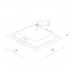 Светильник диодный 12Вт Arte lamp A4012PL-1WH Raggio