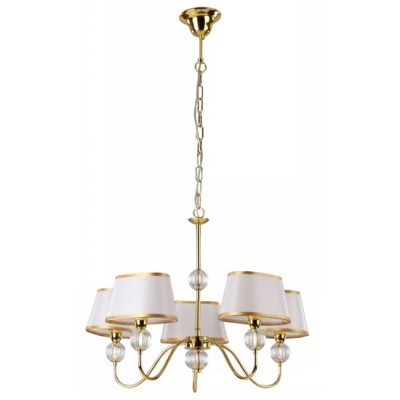 Люстра Arte lamp A4021LM-5GO White Hall 
