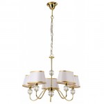 Люстра Arte lamp A4021LM-5GO White Hall