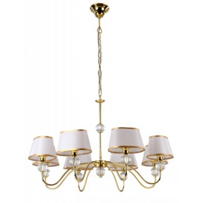 Люстра Arte lamp A4021LM-8GO White Hall