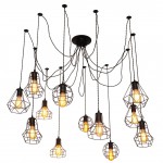 Люстра лофт Arte Lamp A4051SP-12BK SPIDER
