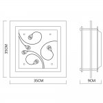 Светильник потолочный Arte lamp A4058PL-2CC SNOW WHITE