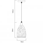 Светильник подвесной Arte lamp A4083SP-1SS LUCIDO