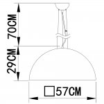 Светильник подвесной Arte lamp A4176SP-1BK ROME