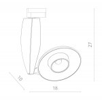 Светильник трековый Arte lamp A4235PL-1WH TRACK