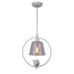 Светильник подвесной с птичкой Arte lamp A4289SP-1WH Passero