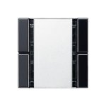 JUNG A 500/ A creation/ A plus Черный Пульт управления настенный плоский, 2 канал (A42FSW)