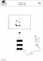 Светильник настольный Arte lamp A4318LT-1CC Cosy