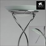 Торшер диммируемый с подсветкой для чтения Arte lamp A4399PN-2CC DUETTO