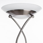 Торшер диммируемый с подсветкой для чтения Arte lamp A4399PN-2SS DUETTO
