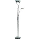 Торшер диммируемый с подсветкой для чтения Arte lamp A4399PN-2SS DUETTO