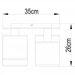 Люстра Arte lamp A4402PL-4BK Quadro