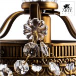 Светильник настенный бра из муранского стекла Arte lamp A4410AP-1SR Schelenberg