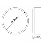 Светильник для ванной IP44 200мм Arte lamp A4440PL-1CC Aqua