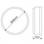 Светильник для ванной IP44 400мм Arte lamp A4440PL-3CC Aqua