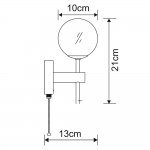 Светильник бра Arte Lamp A4444AP-1CC Aqua