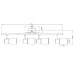 Светильник на штанге Arte lamp A4510PL-4SS CAVALLETTA