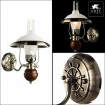 Светильник бра керосинка Arte lamp A4533AP-1AB Capanna