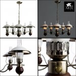 Люстра керосинка Arte lamp A4533LM-5AB Capanna