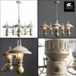 Люстра керосинка Arte lamp A4533LM-5WG Capanna
