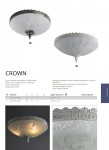 Плафон стекло на стержень 400мм Arte lamp A4541PL CROWN