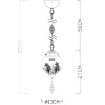 Светильник подвесной Arte lamp A4552SP-1GO Moroccana