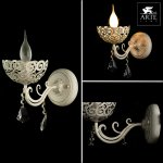Светильник настенный Arte lamp A4554AP-1WG FLEECE
