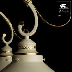 Люстра лофт стиля Arte lamp A4577PL-8WG GRAZIOSO