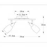 Светильник настенный Arte lamp A4590AP-2SS VOLARE
