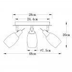 Светильник потолочный Arte lamp A4590PL-3SS VOLARE