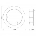 Светильник настенно-потолочный Arte lamp A4867PL-1CC RAPUNZEL