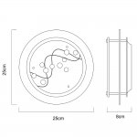 Светильник потолочный Arte lamp A4890PL-1CC BELLE