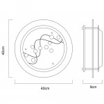 Светильник потолочный Arte lamp A4890PL-3CC BELLE