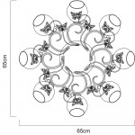Светильник потолочный Arte lamp A5004PL-8WG ALESSANDRA