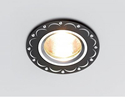 Светильник точечный Ambrella A501 BK сатин/черный MR16 ORGANIC SPOT