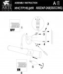 Светильник для картин Arte lamp A5023AP-2CC Picture light
