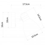 Светильник настенный Arte lamp A5049AP-1GY Mercoled серый