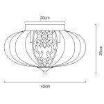 Светильник потолочный Arte lamp A5116PL-4WG 