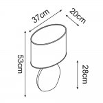 Светильник настольный Arte lamp A5144LT-1BR MARRIOT