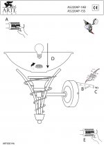 Светильник настенный Arte lamp A5220AP-1SS MONTANA